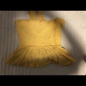 open back strapless top